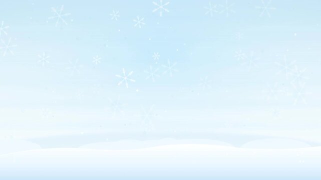 blue background with snowflakes