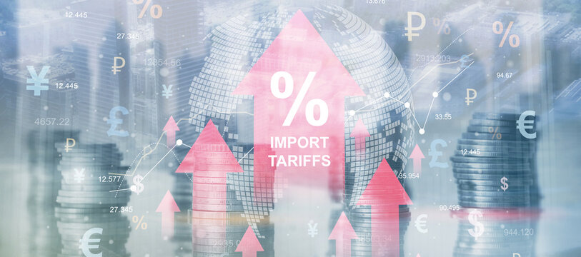Rising import tariffs as economic pressure on global trade systems