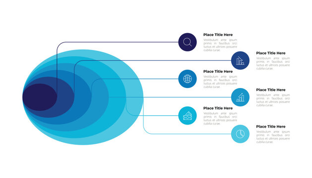 Six Layered Onion Diagram Infographic Template Design