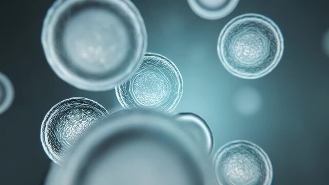 Microscopic view of healthy biological cells representing science, biotechnology, and advanced medical diagnostics, offering a foundational concept for various research applications
