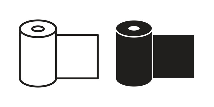 Gauze icon set, logo vector eps10