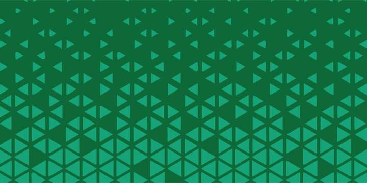 Green Geometric Triangle Pattern Background Seamless Modern Abstract Design