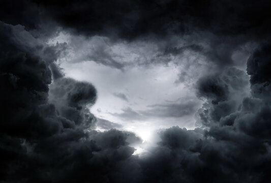 Dramatic Storm Clouds Background