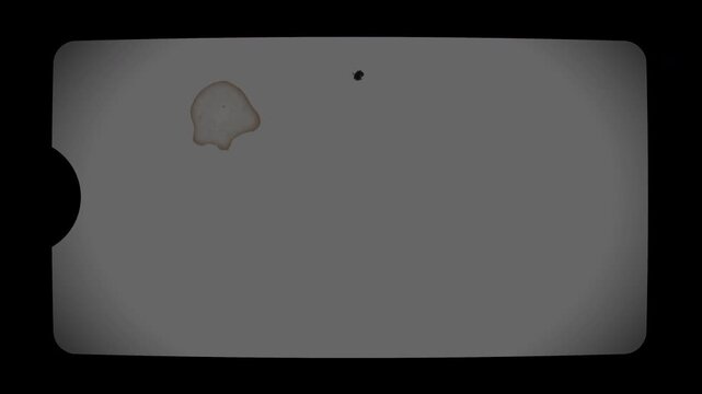 Classic Viewfinder Frame Overlay with Dust Grain Scratch Texture