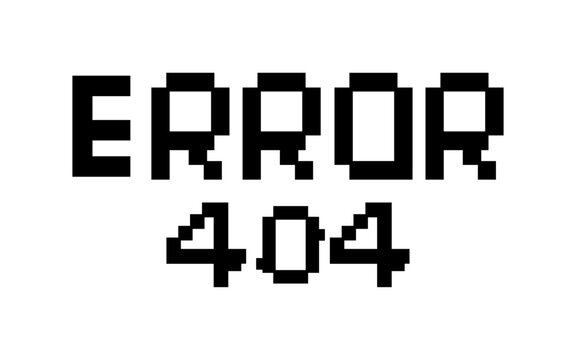 Pixel Error 404 Icon