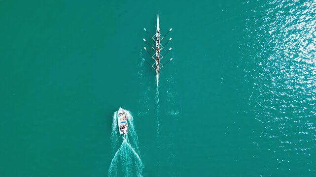 The Beauty of Rowing : Seen from Above