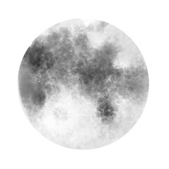 Obraz premium Full Moon Glowing in Dark Night Sky Detailed Lunar Surface View Cosmic Illustration