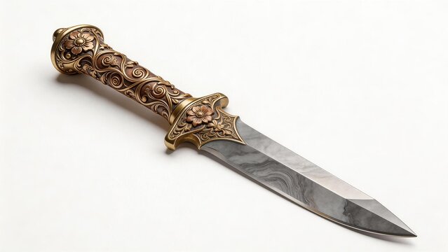 Decorative dagger with ornate handle