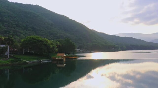lake, water, landscape, sky, forest, river, mountain, nature, tree, summer, cloud, green, beauty, clouds, view, mountains, travel, tourism, rural, reflection, scenic, hill, beautiful, panorama, scener