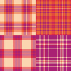 Soft plaid arrangement suitable nursery interiors. Calm tartan rhythm supports wall art, baby textiles, prints. Seamless vector repeat avoids distractions. © SolaruS