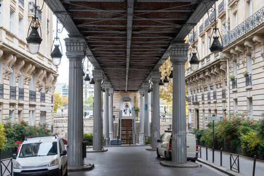 View on streets, buildings, parks and museums of capital of France, central part of Paris, tourists destination, autumn in Paris