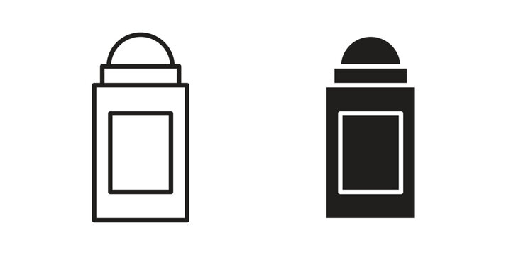 deodorant icons vector design template simple and clean