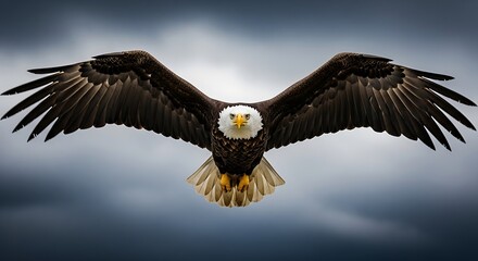 Obraz premium bald eagle in flight