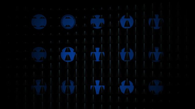 Bioluminescent Magnetic Ferrofluid Pulse 4K Seamless Loop