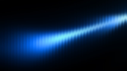 Abstract ribbed glass background in blue gradient tones with vertical wave texture and glossy light reflection, perfect for modern tech design, minimal visuals or banner, web design digital surface © S Clip