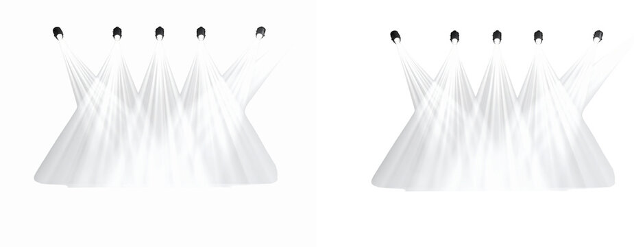 vintage lanterns and candelabras isolated on transparent background