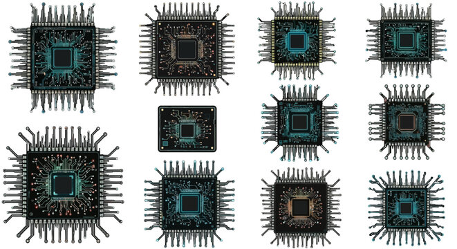 Microchips are small electronic devices.