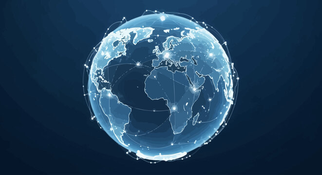 Globe Earth Planet World Map.