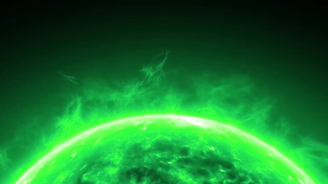 Animated plasma in the sun