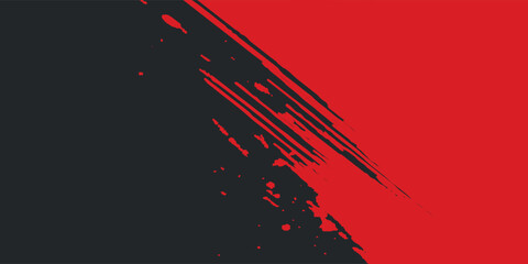 Background  contrast red and black color abstract template for business design. Technology style. You can use it for advertising  sports posters  templates  business presentations. © fani