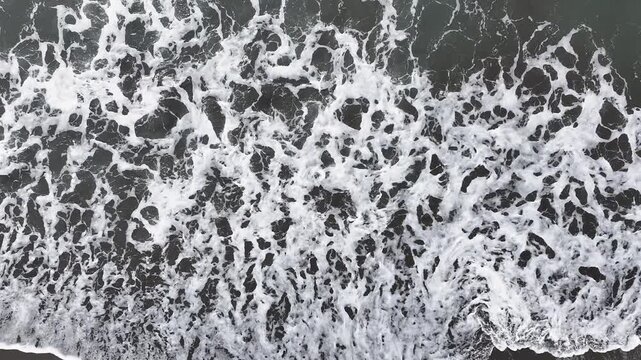 Aerial Waves on Shonan Beach, Japan