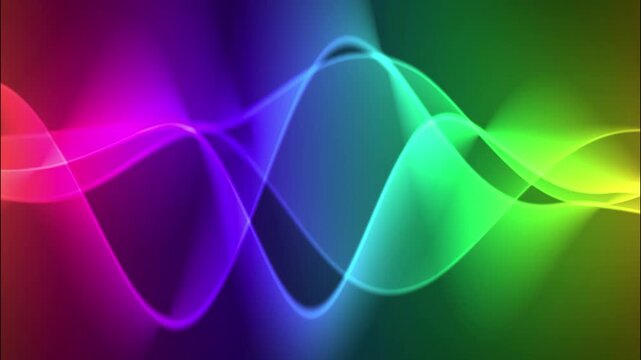 Abstract spectral animated background