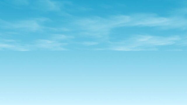 Soft blue sky background with gentle clouds and smooth gradient tones. Clean and minimal atmosphere ideal for nature visuals, calm scenes, presentations, and modern design projects
