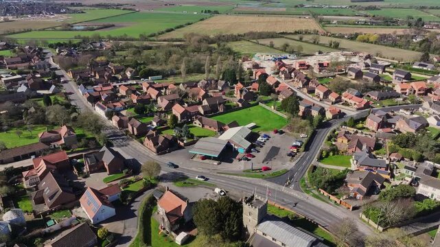 Wrawby is a village in North Lincolnshire, England. It lies 2 miles (3 km) east of Brigg and close to Humberside Airport, on the A18. The 2001 Census recorded a village population of 1,293, 