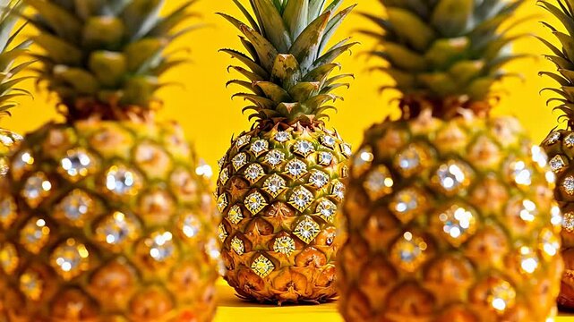 Pineapples with gem decorations