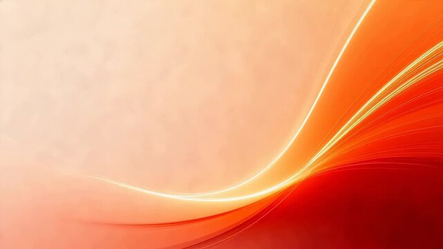 Abstract orange and red wave design