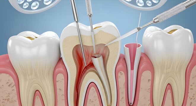 Dental Root Canal Procedure: Tooth Anatomy and Treatment