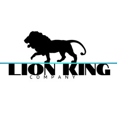 Fototapeta premium lion king company design 