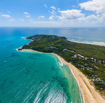 Aerial view of Byron Bay