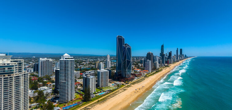 Aerial view of Surfers Paradise