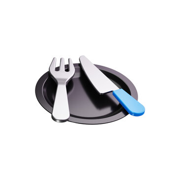 fork and knife, cutlery, dining, tableware, utensils, silverware, flatware, place setting, dinnerware, restaurant, eating, meal, kitchen, food service, dining toolsimage 3D.eps