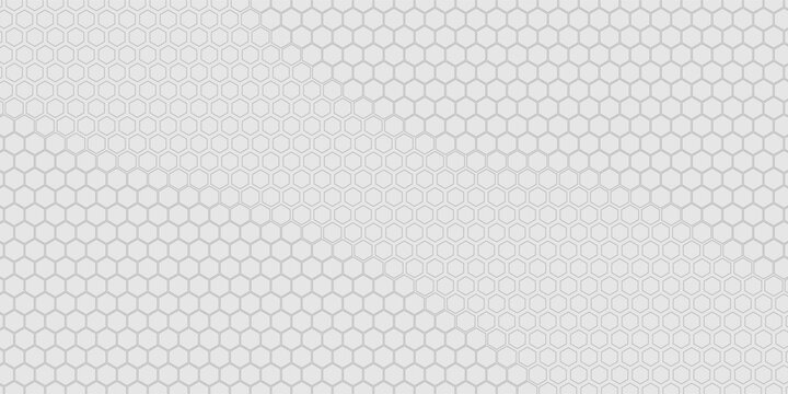 Honeycomb mosaic hexagons background. Black honeycomb on a white background. Plain hexagon grid with bold cells. Hexagon cells. EPS vector illustration
