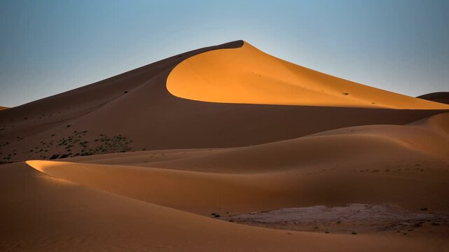 desert, sand, dune, sahara, dry, nature, dunes, landscape, travel, sky, morocco, arid, hot, yellow, adventure, orange, heat, hill, sun, sandy, pattern, wind, summer, sand dunes, namibia