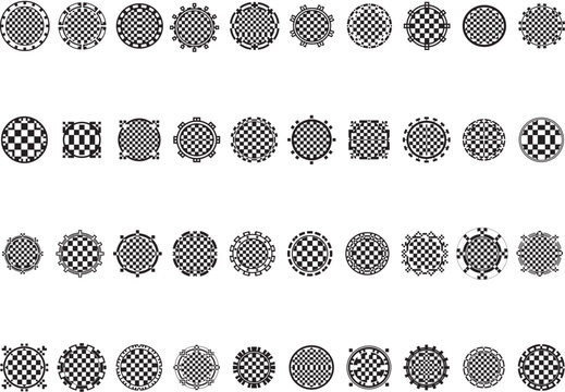 Checkered Pattern Svg Bundle