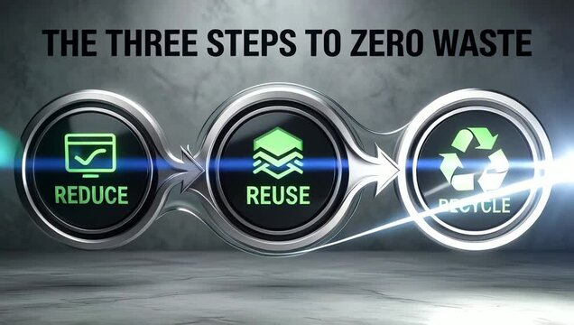 Three Steps to Zero Waste