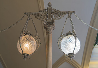 Obraz premium chandelier in the hotel