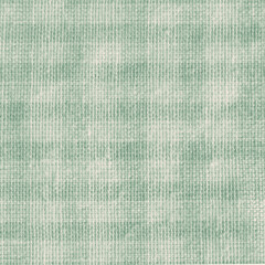 Fototapeta premium Soft green textured plaid pattern with linen fabric look. Seamless background ideal for eco designs, textiles, wallpaper and calm natural themes.