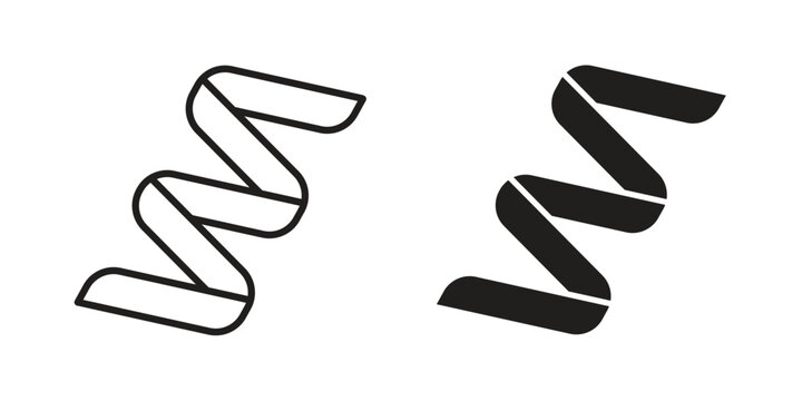 Protein icons for web and mobile UI design. Glyph vector with editable stroke