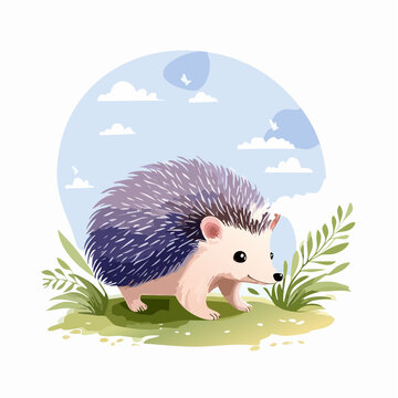 Der kleine Igel auf Entdeckungstour