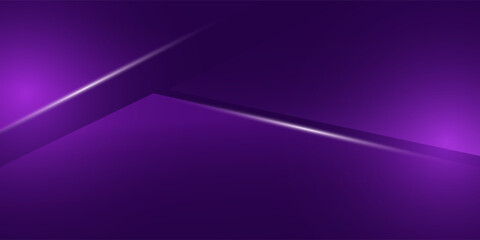 Fototapeta premium Modern abstract background, Polygon elegant purple background vector for presentation business banner or web background