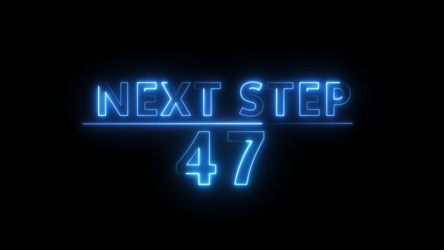 Level up neon number. Level up counting number illustration.