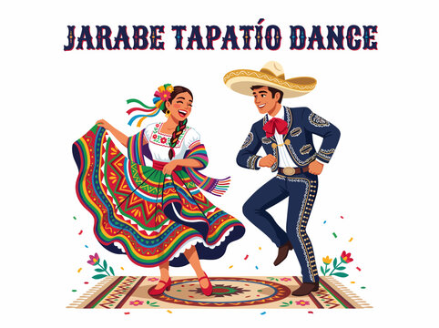 Jarabe Tapatio Dance: Mexican Couple Dancing