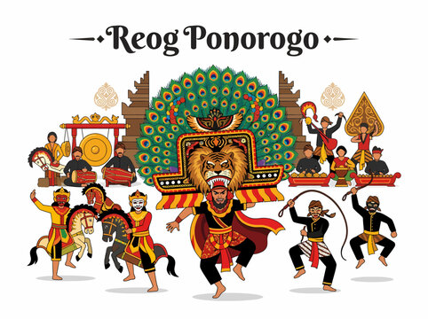 Reog Ponorogo Dance Performance