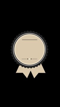 Vintage badge.  Vertical stories ready. HD 1080 x 1920