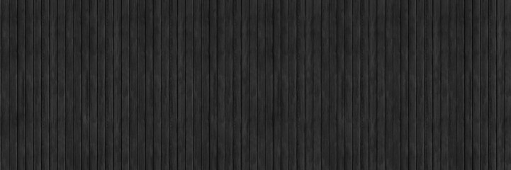 Black wood slat seamless background texture – dark wooden wall panel planks. © Lawrey