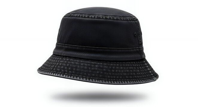 Black bucket hat png transparent hat mockup mockup cap hat template fashion clothing baseball front sport isolated blank
